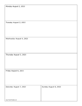 08/02/2021 Weekly Calendar-portrait Calendar