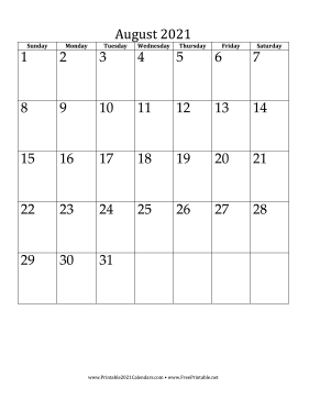 printable august 2021 calendar vertical