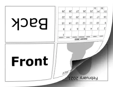 2021 Foldable Calendar Calendar