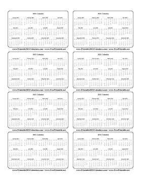 50+ Free Printable 2021 Yearly Calendar Template Word Pictures