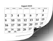2020-2021 Large Academic Calendar calendar