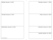 01/04/2021 Weekly Calendar-landscape calendar