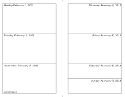 02/01/2021 Weekly Calendar-landscape calendar