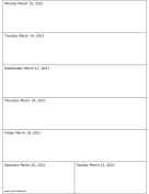 03/15/2021 Weekly Calendar-portrait calendar