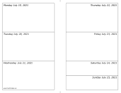 07/19/2021 Weekly Calendar-landscape calendar