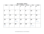December 2021 Calendar calendar