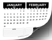 2021 Cute Scallop Calendar calendar